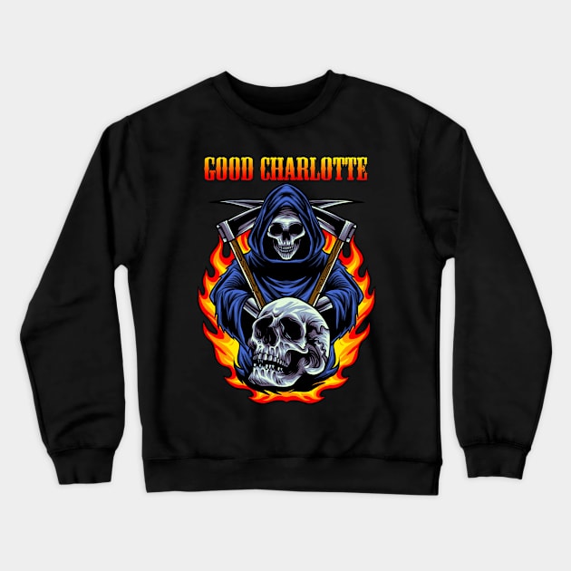 GOOD CHARLOTTE BAND Crewneck Sweatshirt by kuzza.co